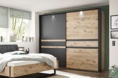 Raven von SchlafKONTOR - Schlafzimmer-Einrichtung Eiche - graphit