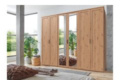 Nadja von Wimex - Drehtürenschrank mit Rahmenabsetzungen