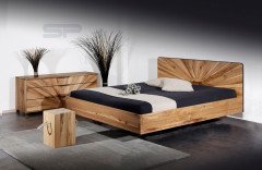 Soleil-sleeping von Sprenger Möbel - Bett mit Sonnenmotiv-Kopfteil