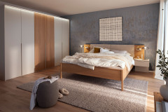 Arola von Schöner Wohnen - Schrank champagner - Eichen-Furnier