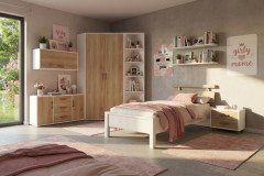 Achat von Priess Möbel - Bett in Wildeiche Nachbildung