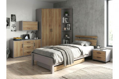 Achat von Priess Möbel - Bett in Wildeiche Nachbildung