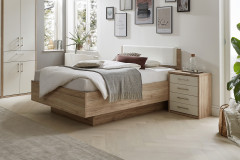 Achat Komfort von Priess - 3-teiliges Schlafzimmerset weiß/ Artisan-Eiche