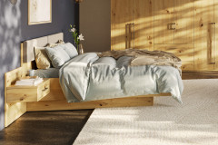 Achat Komfort von Priess - 3-teiliges Schlafzimmerset weiß/ Artisan-Eiche