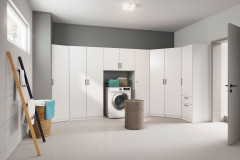 Allrounder von Rauch Blue - Apartmentmöbel grau-metallic - weiß