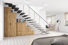 Allrounder von Rauch Blue - Apartmentmöbel grau-metallic - weiß