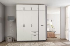 Allrounder von Rauch Blue - Apartmentmöbel grau-metallic - weiß