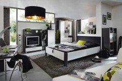 Nice4Home-F von Rauch Orange - Kommode 80 Asteiche - alpinweiß