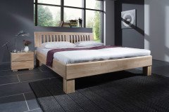 Avantgarde-Dream von Dico Möbel - Massivholzbett 385.KT Buche wengefarbig