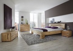 Avantgarde-Dream von Dico Möbel - Massivholzbett 385.KT Buche wengefarbig