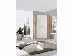 Celle von Rauch Blue - Kleiderschrank Eiche Sanremo - weiß