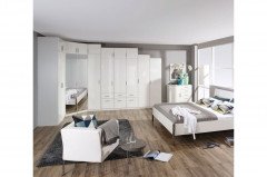 Celle von Rauch Blue - Kleiderschrank Eiche Sanremo - weiß