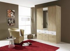 Bremen-Extra von Rauch Blue - Kombischrank Absetzung weiß