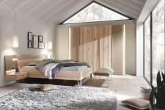 Cubo von Thielemeyer - Schlafzimmer Wildeiche - Parsolglas