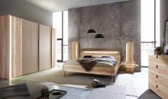 Cubo von Thielemeyer - Schlafzimmer Wildeiche - Parsolglas