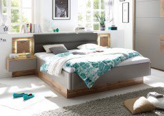 Capri von POL Power - Schwebetürenschrank weiß Wildeiche