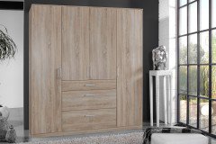 Click-sleeping von Wimex - Schrank Eiche Holznachbildung