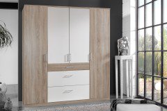 Click-sleeping von Wimex - Schrank Eiche Holznachbildung