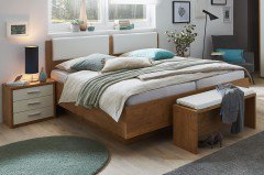 Paris-sleeping von Priess - Schlafzimmer-Set Wildeiche/ weiß