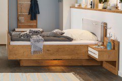 Paris-sleeping von Priess - Schlafzimmer-Set Wildeiche/ weiß