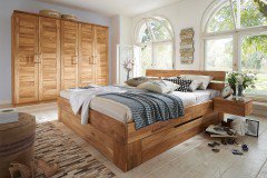 NXT von Cinall - Holzbett aus geölter Wildeiche