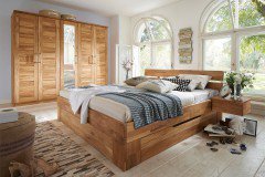 NXT von Cinall - Holzbett aus geölter Wildeiche