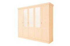 Blanca von Rojas Mobiliario - Kleiderschrank 5-türig Pinie gebeizt