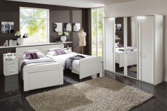 Bern von Wiemann - Komfort-Doppelbett weiß