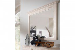 Menorca von Rojas Mobiliario - Holzbett weiß im Landhausstil