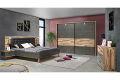 Ricciano von Forte - Schlafzimmer-Set: Schrank & Bettanlage