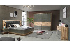 Ricciano von Forte - Schlafzimmer-Set: Schrank & Bettanlage
