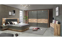 Ricciano von Forte - Schlafzimmer-Set: Schrank & Bettanlage