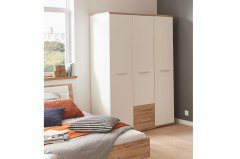 New York von Priess Möbel - Drehtürenschrank mit Schubkästen