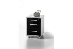 Office Lux von BEGA Consult - schmales Standregal in Lichtgrau