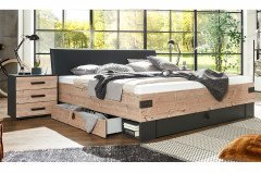 Stockholm von Wimex - 4-teiliges Schlafzimmer Industrial Style