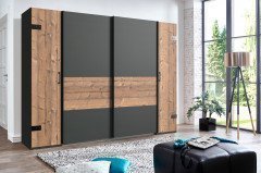 Stockholm von Wimex - 4-teiliges Schlafzimmer Industrial Style