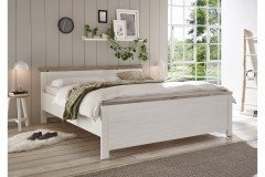 Florenz von Kollektion Letz - Landhaus-Doppelbett weiß