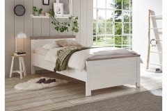 Florenz von Kollektion Letz - Landhaus-Doppelbett weiß