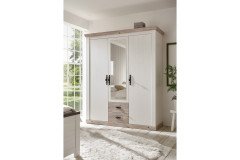 Florenz von Kollektion Letz - Landhaus-Doppelbett weiß