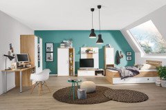 Achat von Priess Möbel - Bett in Wildeiche Nachbildung