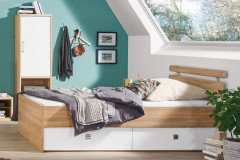 Achat von Priess Möbel - Bett in Wildeiche Nachbildung