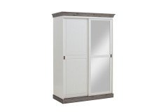 Bergen von Jumek - Landhaus-Schiebetürenschrank mit Spiegel