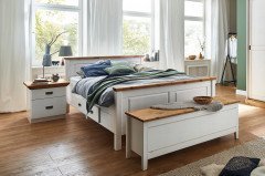 Bergen von Jumek - Landhaus-Schiebetürenschrank mit Spiegel