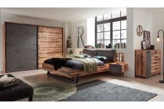 Dover von POL Power - Bett mit Nachtschrank-Set & Beleuchtung