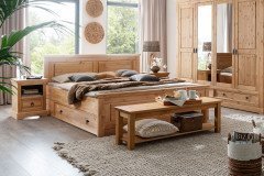 SZ-0079 von GK Möbelvertrieb - Bettbank aus Kiefernholz