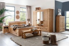 SZ-0079 von GK Möbelvertrieb - Bettbank aus Kiefernholz