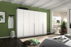 Alabama von Rauch Orange - Schrank weiß - Spiegel