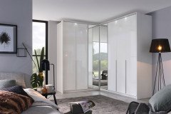 Alabama von Rauch Orange - Schrank weiß - Spiegel