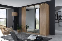 Alabama von Rauch Orange - Schrank weiß - Spiegel