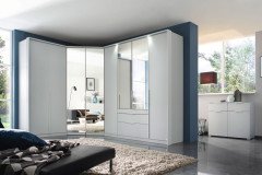 Alabama von Rauch Orange - Schrank weiß - Spiegel